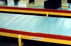 Cargoflo is a heavy-duty version of the Armorbelt. This Cargoflo was designed for package handling at Federal Express.