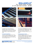 Rollerflo roller conveyor brochure.
