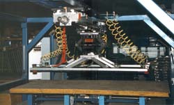 The Board Feeder is used on insulated building panel production lines. Click on to enlarge.