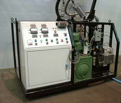 This picture shows the dispensing equipment with out its external panels.