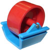Mini-Wheel is a light weight, all plastic designed for gravity flow or carton flow storage racks.